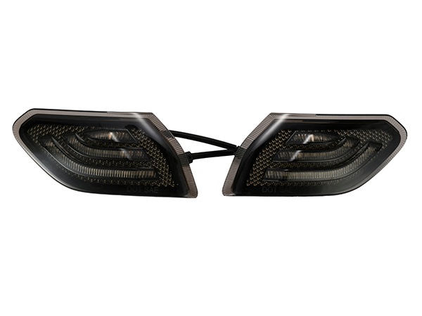 【AUTO SPEED AUTO PARTS 正規品】スモーク LED サイドマーカー コーナーランプ AS-AC-JL90256 1台分 2PCセット スモークレンズ オレンジ アンバー ジープ JL ラングラー | JT グラディエーター