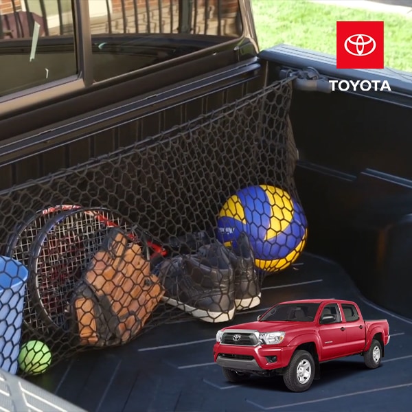 USトヨタ純正 カーゴネット ラゲッジネット トランクネット PT347-35050 袋タイプ 荷物 固定 荷崩れ防止 06y- TOYOTA タコマ