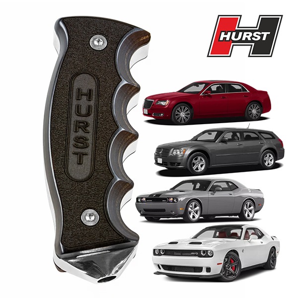 【Hurst 正規品】ビレットプラス ピストルグリップ シフトハンドル 5380439 シフトノブ シフトレバー AT オートマ CNC アルミニウム製 ポリッシュ仕上げ ダッジ 08-14y チャレンジャー | 06-14y チャージャー | 05-08y マグナム | 05-14y クライスラー 300 AT車用