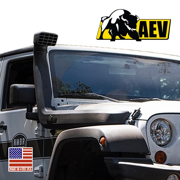 【AEV 正規品】シュノーケル エアインテークキット 40306160AA エアーインテーク 架橋ポリエチレン製 ジープ JK ラングラー | アンリミテッド 2ドア/4ドア車用 左ハンドル/右ハンドル共通