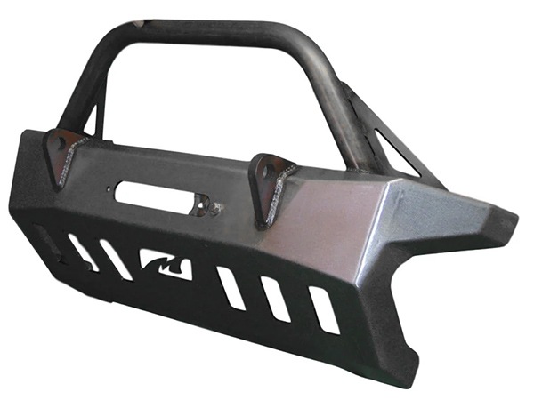 【MOTOBILT 正規品】CRUSHER フロントバンパー MB1078-B ブルバー付 CNC加工 スチール製 重さ 約31.7kg ジープ JL ラングラー | JT グラディエーター モトビルト