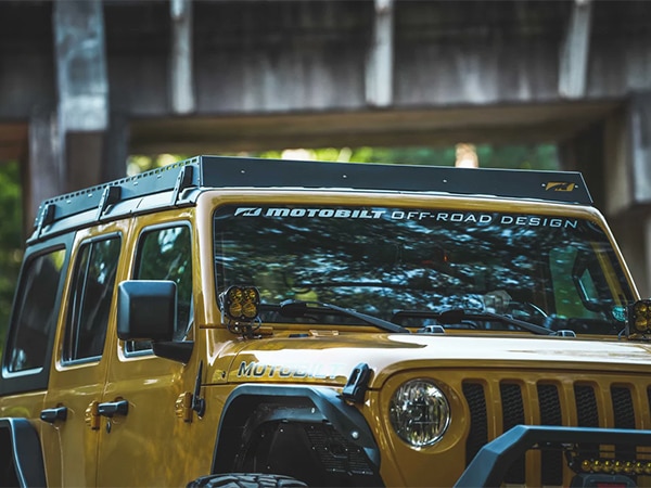 【MOTOBILT 正規品】FULL CAB ルーフラック ルーフバスケット ルーフキャリア MB50633 サイズ 高約15.8cm×幅約150cm×長約226.7cm 耐荷重 約90kg ジープ JL ラングラー アンリミテッド 4ドア モトビルト