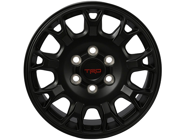 USトヨタ純正 TOYOTA 24y- タコマ TRD 18インチホイール 4本セット マットブラック TRDロゴ入 センターキャップ付 JWL刻印あり PTR56-35242-F1