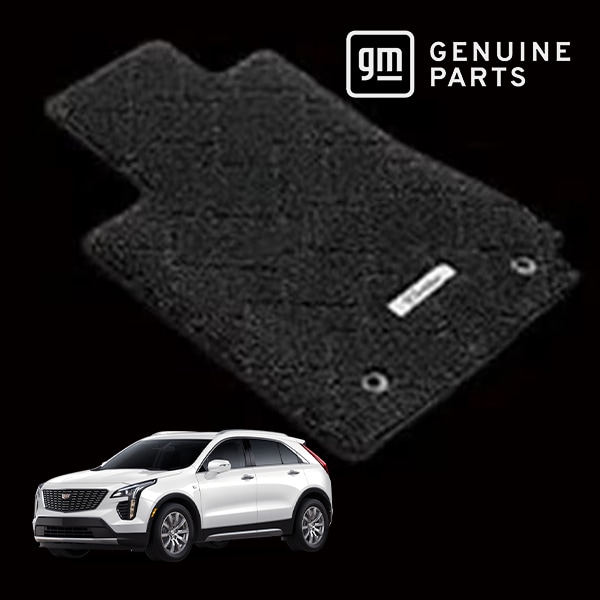 GM純正 フロアマット カーペット ブラック フロント リア 1台分 4枚セット G0137074 Cadillacロゴ入 ブラック 18y- キャデラック XT4