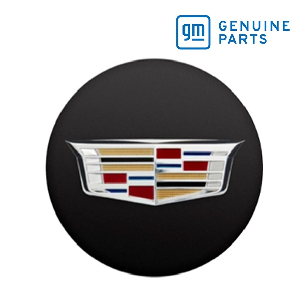 GM純正 20インチ アルミホイール用 センターキャップ 233681715 ブラック 1個 18y- キャデラック XT4 20インチ純正ホイール用