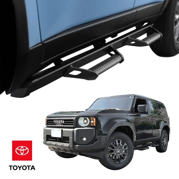 USトヨタ純正 プレデタードロップステップ サイドステップ サイドバー 1台分 左右セット トヨタ ランドクルーザー 250 ランクル 250系