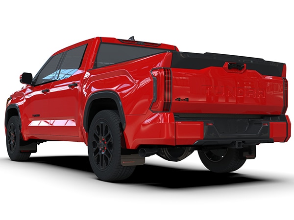 マッドガード 泥除け ラリーアーマーURブラックマッドフラップキット（2012-2019トヨタ4ランナー用グレーロゴ付） Rally Armor U