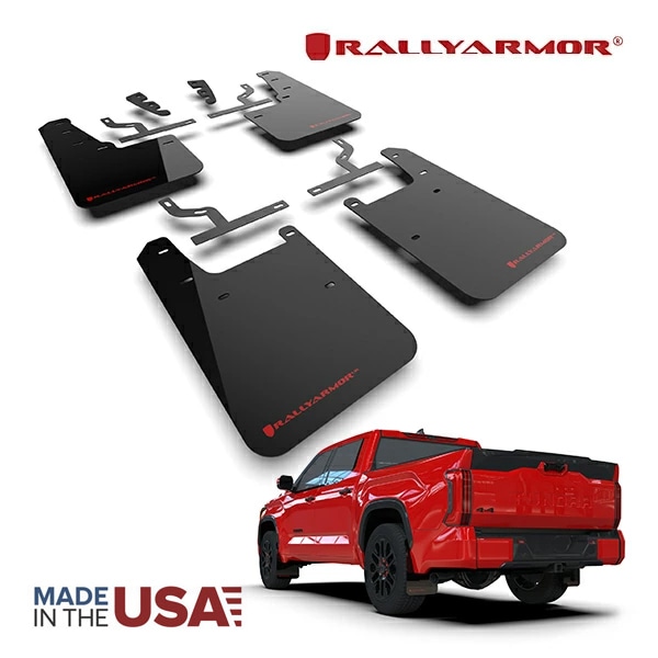 マッドガード 泥除け ラリーアーマーURマッドフラップブラック15?19用ホワイトロゴ入りWRX＆amp; A STI MF32-UR-BLK / W Rally Armor 正規品マッドフラップ 泥除け マッドガード ブラック