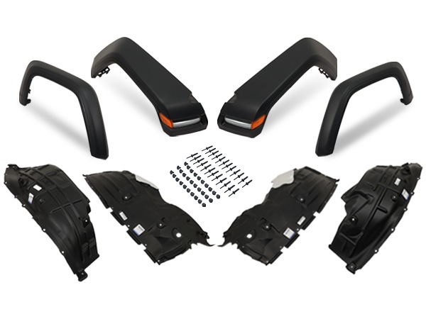 MOPAR純正 ハイトップフェンダーキット テクスチャー 1台分 フロント