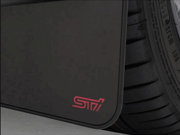 USスバル純正 マッドガード 泥除け マッドフラップ フロント リア 1台分 4枚セット ブラック STiロゴ入 SUBARU BRZ ZD8 専用設計