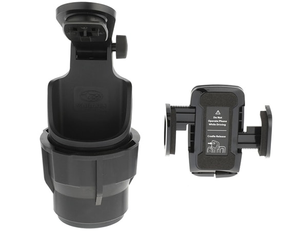 USスバル純正 スマートフォンホルダー カップホルダー用  SUBARUロゴ入 スマホホルダー スバル車汎用 レイバック レヴォーグ WRX S4 レガシィ アウトバック フォレスター インプレッサ クロストレック ソルテラ SUBARU BRZ 他