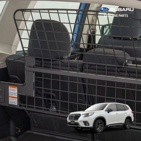 USスバル純正 カーゴセパレーター カーゴスペース セカンドシート 仕切り セパレーション メッシュ設計 SUBARU フォレスター SK系
