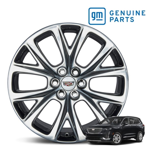 GM純正 20インチホイール 1本 84520430 ポリッシュフィニッシュ サイズ 20×8.0J 6穴 PCD 120mm ハブボア 66.9mm オフセット 50mm キャデラック 19y- XT6 | 17y- XT5