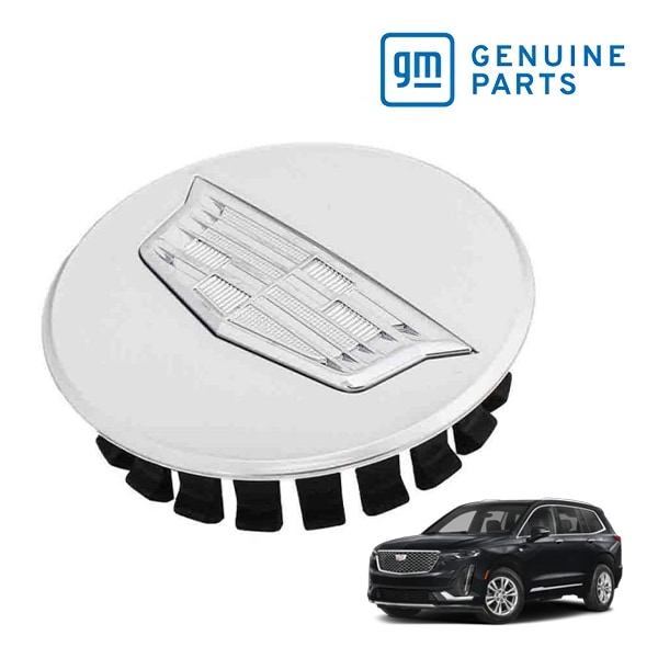 GM純正 20インチ アルミホイール用 センターキャップ 22953467 スターリングシルバー 1個 キャデラック 19y- XT6 | 17y- XT5