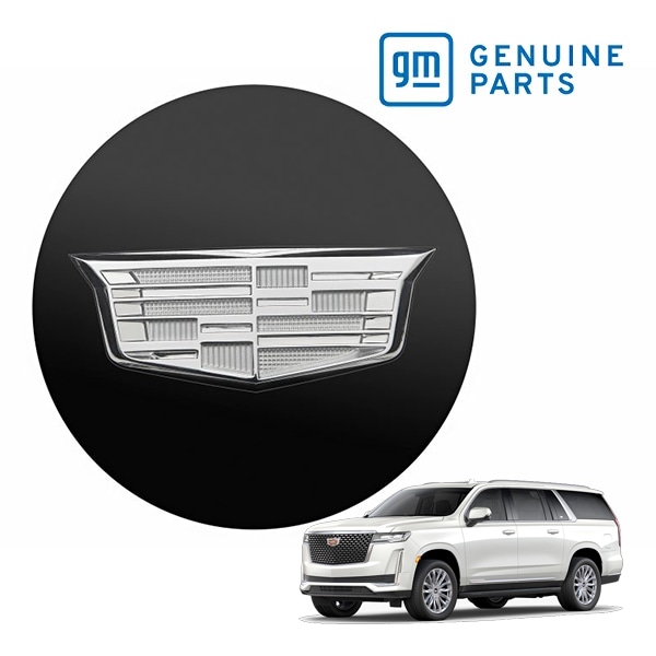 GM純正 20y- キャデラック エスカレード ESVを含 22インチ アルミホイール用 センターキャップ 19333201 グロスブラック 1個