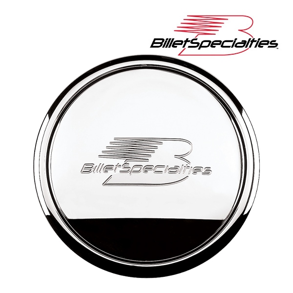 【Billet Specialties 正規品】ビレット ホーンボタン ステアリングホーンボタン スタンダード Billet Specialtiesロゴ入 6061-T6 ビレットアルミニウム製 汎用 9穴ステアリングホイール付き車用 ビレットスペシャリティーズ バドニック ハンドルに！