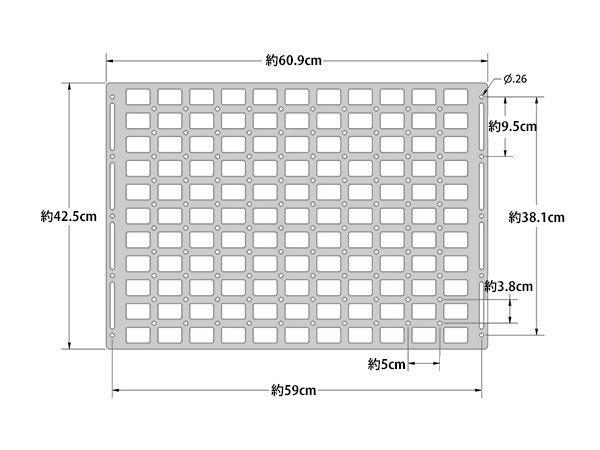 【MOTOBILT 正規品】ルーフラック用モールパネル MB5068 ルーフラック ルーフバスケット ルーフキャリア スチール製 サイズ 60.9cm×42.5cm 重さ 3.6kg ジープ JL ラングラーアンリミテッド 4ドア | JT グラディエーター モトビルト