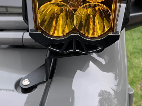 【MOTOBILT 正規品】Aピラーライトマウントキット MB-2134-SS 左右セット Aピラー マウントキット スチール製 重さ 約1.3g ジープ JL ラングラーアンリミテッド 4ドア | JT グラディエーター モトビルト