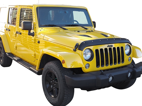 【Tough Guard 正規品】バグガード ボンネットガード フードプロテクター ボンネットプロテクター テクスチャードブラック ボルト留めデザイン 両面テープ ジープ JK ラングラー | JK ラングラーアンリミテッド タフガード