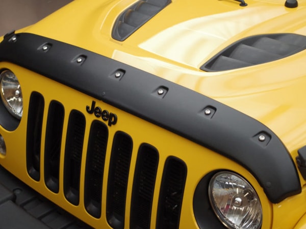 【Tough Guard 正規品】バグガード ボンネットガード フードプロテクター ボンネットプロテクター テクスチャードブラック ボルト留めデザイン 両面テープ ジープ JK ラングラー | JK ラングラーアンリミテッド タフガード