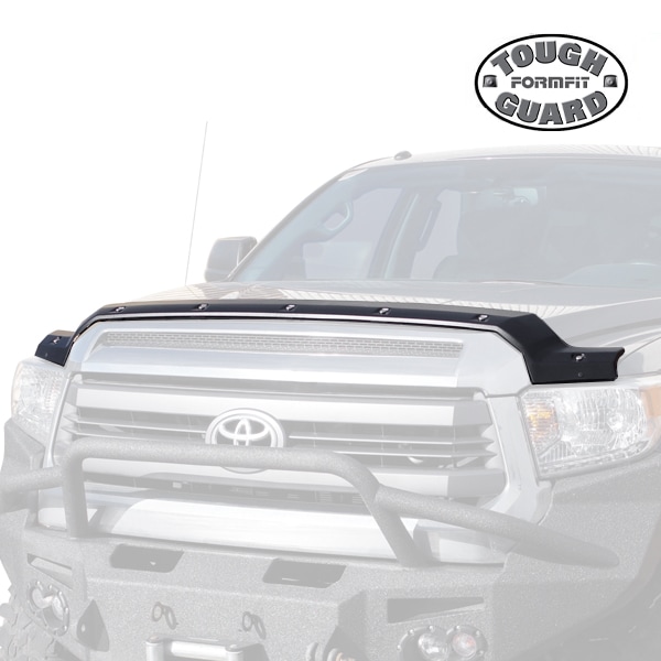 【Tough Guard 正規品】バグガード ボンネットガード フードプロテクター ボンネットプロテクター テクスチャードブラック ボルト留めデザイン 両面テープ 14-21yトヨタ タンドラ タフガード