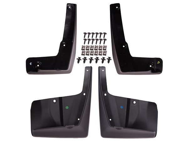 USスバル純正 マッドガード スプラッシュガード 泥除け マッドフラップ フロント リア 1台分 4枚セット ブラック SUBARU レガシィ B4 セダン BN9 | レガシィ アウトバック BS9