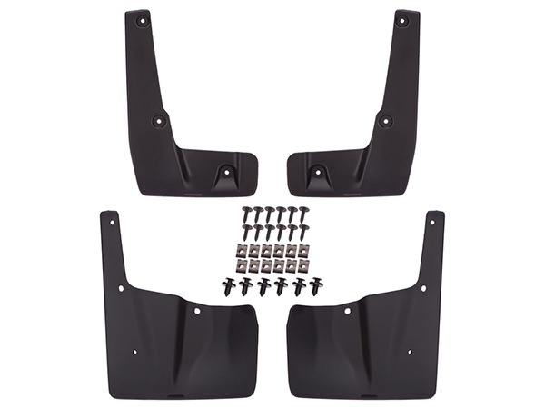 USスバル純正 マッドガード スプラッシュガード 泥除け マッドフラップ フロント リア 1台分 4枚セット ブラック SUBARU レガシィ B4 セダン BN9 | レガシィ アウトバック BS9