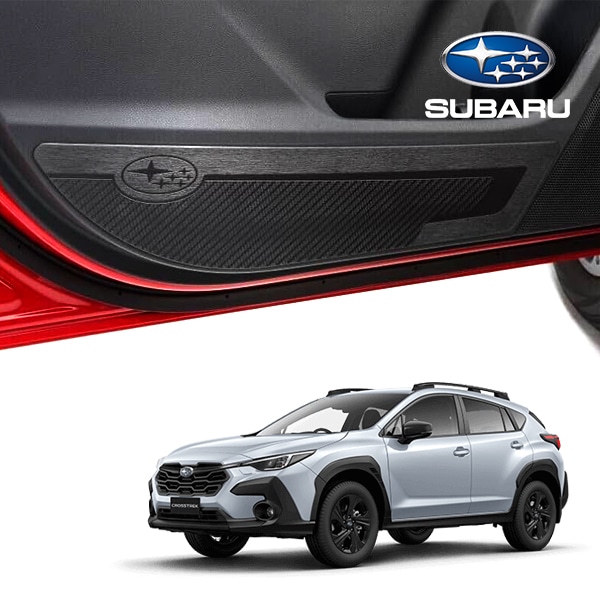 USスバル純正 ドアスカッフプロテクションキット ドアスカッフプロテクター フロントドア 左右分 2枚セット 運転席 助手席 ドア 傷防止 保護 SUBARU クロストレック GU系