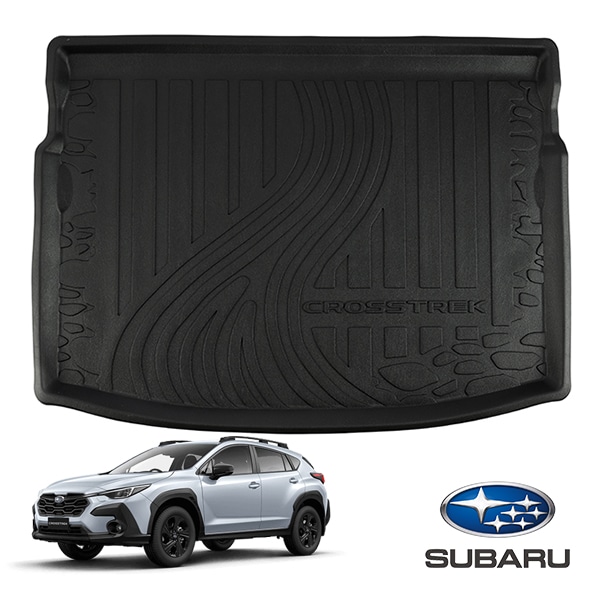 USスバル純正 リアカーゴプロテクター カーゴマット ラゲッジマット カーゴライナー トランクマット CROSSTREKロゴ入 スバル クロストレック GU系