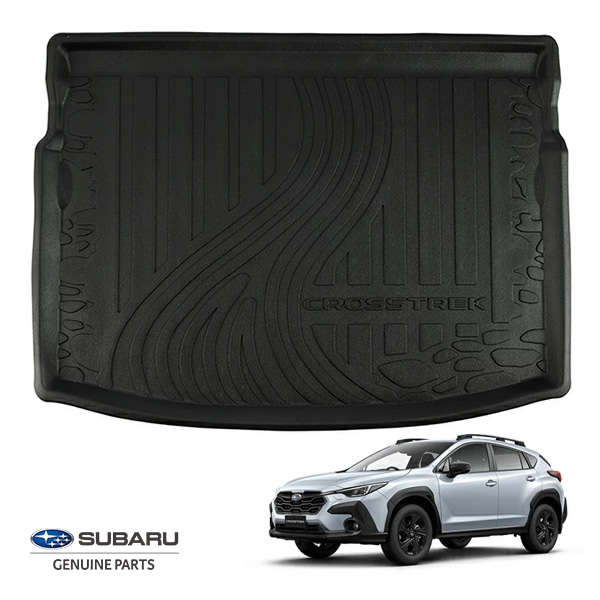 USスバル純正 リアカーゴプロテクター カーゴマット ラゲッジマット カーゴライナー トランクマット CROSSTREKロゴ入 スバル クロストレック GU系
