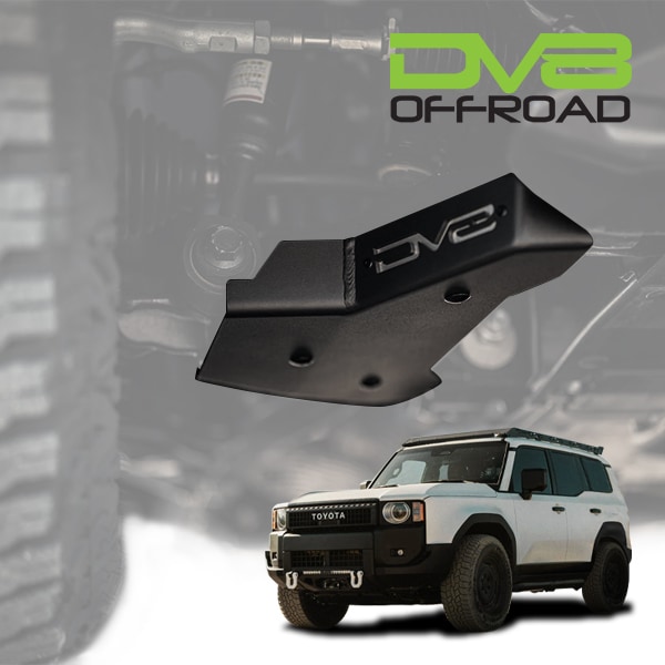 【DV8 OFFROAD 正規品】Aアーム スキッドプレート 1台分 左右セット コントロールアーム アンダーカバー DV8ロゴ入 スチール製 トヨタ ランドクルーザー 250 ランクル 250系