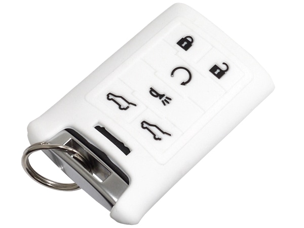 キャデラック シリコンキーカバー/ホワイト CV4774WT (2007-14y エスカレード ATS CTS SRX CT6 XT5 XT6)