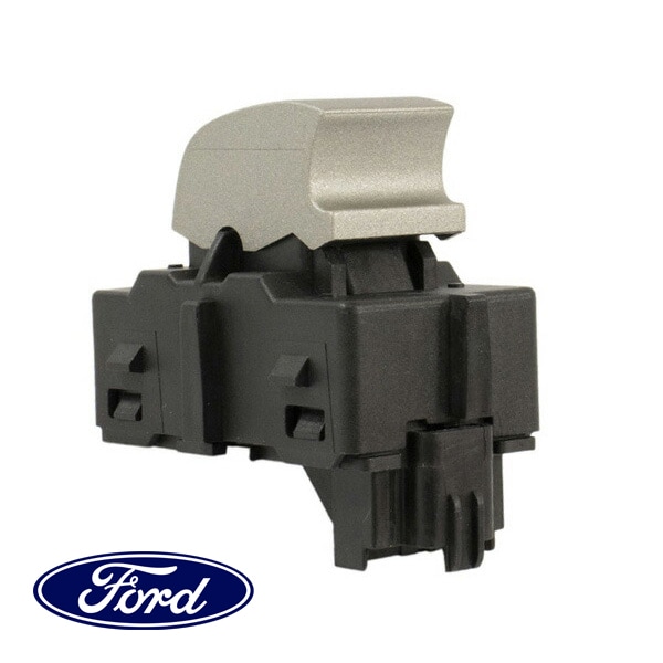 フォード純正 リアドア パワーウインド スイッチ シングルスイッチ サテン ニッケル 6H6Z-14529-AAA 07-10y ナビゲーター