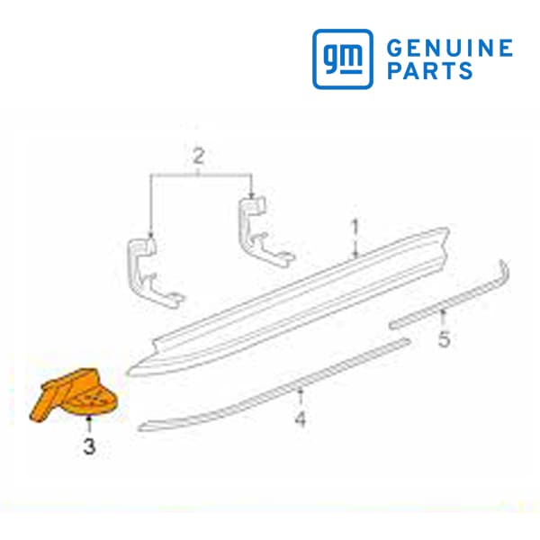 GM純正 サイドステップ ランニングボード エクステンション 左側 運転席側 LH 15291811 07-13y タホ/サバーバン/エスカレード etc