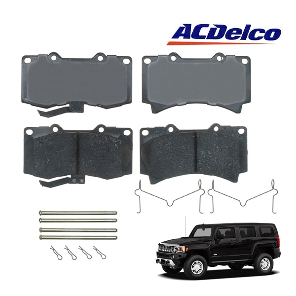 【ACDELCO 正規品】06-10y HUMMER ハマー H3 | 09-10y H3T フロントブレーキパッド プロフェッショナル Gold セラミック 17D1119CH 1台分 左右セット
