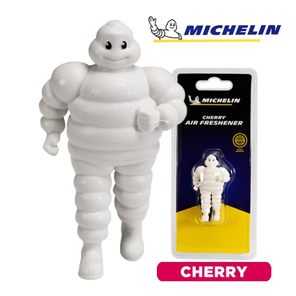【MICHELIN 正規品】芳香剤 エアフレッシュナー フレグランス チェリー 取り付け簡単 カー用品 ミシュランマン ビバンダム マスコット ミシュラン 汎用