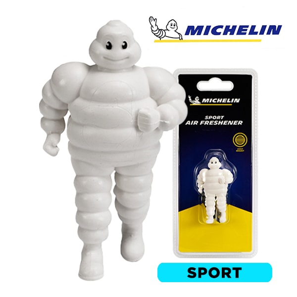 【MICHELIN 正規品】芳香剤 エアフレッシュナー フレグランス スポーツ 取り付け簡単 カー用品 ミシュランマン ビバンダム マスコット ミシュラン 汎用