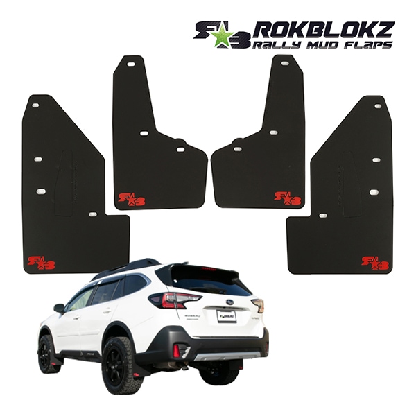 ROKBLOKZ 正規品】マッドフラップ 泥除け マッドガード ブラック C075B