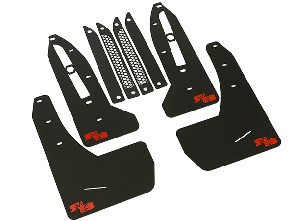 ROKBLOKZ 正規品】マッドフラップ 泥除け マッドガード ブラック C124