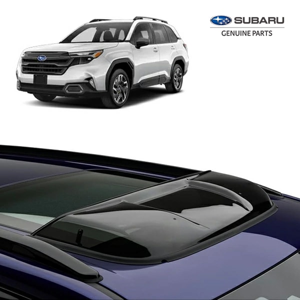USスバル純正 ムーンルーフバイザー サンルーフバイザー スモーク サンルーフ 雨風除け SUBARU フォレスター SL系