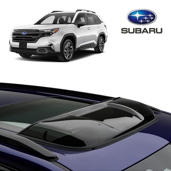 USスバル純正 ムーンルーフバイザー サンルーフバイザー スモーク サンルーフ 雨風除け SUBARU フォレスター SL系