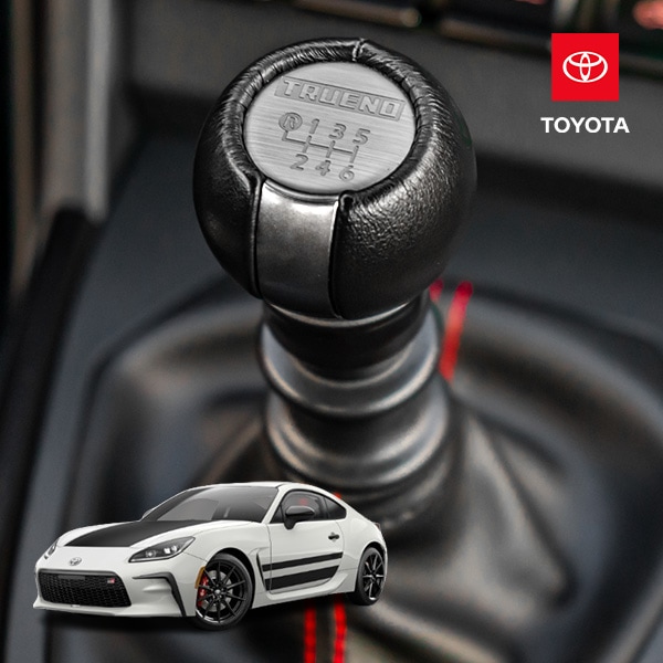 USトヨタ純正 シフトノブ シフトレバー MT ミッション TRUENO トレノロゴ入 合皮 TOYOTA GR86 ZN8 MT車用