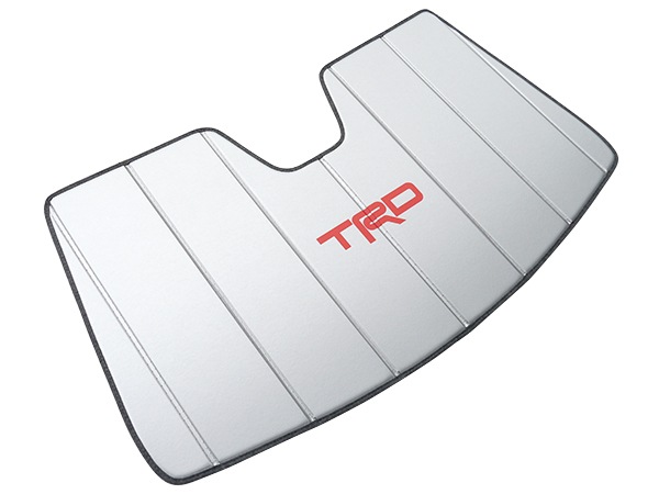 USトヨタ純正 専用設計 TRDロゴ入 サンシェード 吸盤不要 折りたたみ式 ケース付 TOYOTA RAV4 50系 CoverCraft カバークラフト