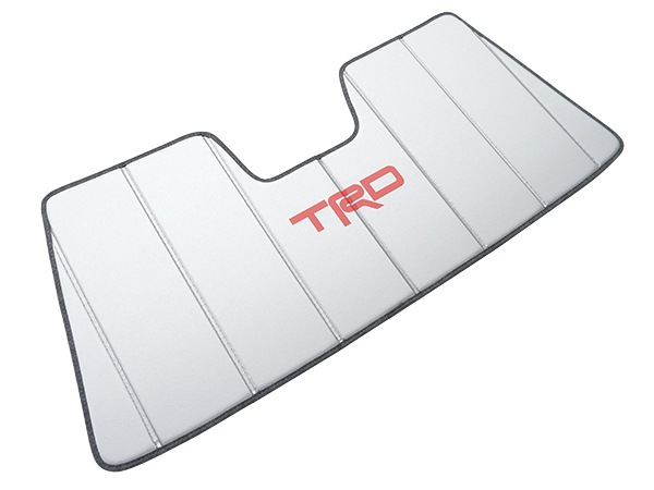 USトヨタ純正 専用設計 TRDロゴ入 サンシェード 吸盤不要 折りたたみ式 ケース付 18-23y TOYOTA タコマ CoverCraft カバークラフト
