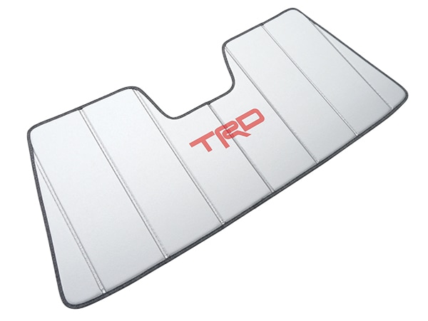USトヨタ純正 専用設計 TRDロゴ入 サンシェード 吸盤不要 折りたたみ式 ケース付 18-23y TOYOTA タコマ CoverCraft カバークラフト