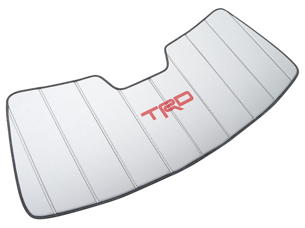 USトヨタ純正 専用設計 TRDロゴ入 サンシェード 吸盤不要 折りたたみ式 ケース付 TOYOTA 22y- タンドラ | 23y- セコイア CoverCraft カバークラフト
