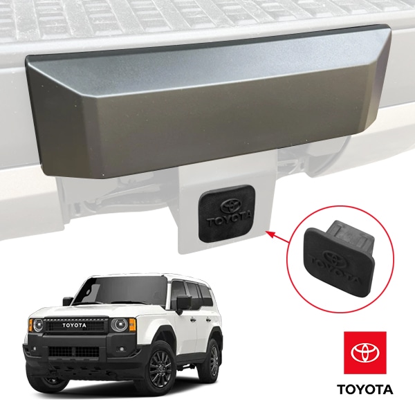 USトヨタ純正 ハーフヒッチカバー & ヒッチカバーセット ヒッチメンバーカバー ヒッチキャップ ヒッチレシーバー ヒッチメンバー ガーニッシュ USDM 海外仕様 TOYOTA ランドクルーザー 250 ランクル 250系