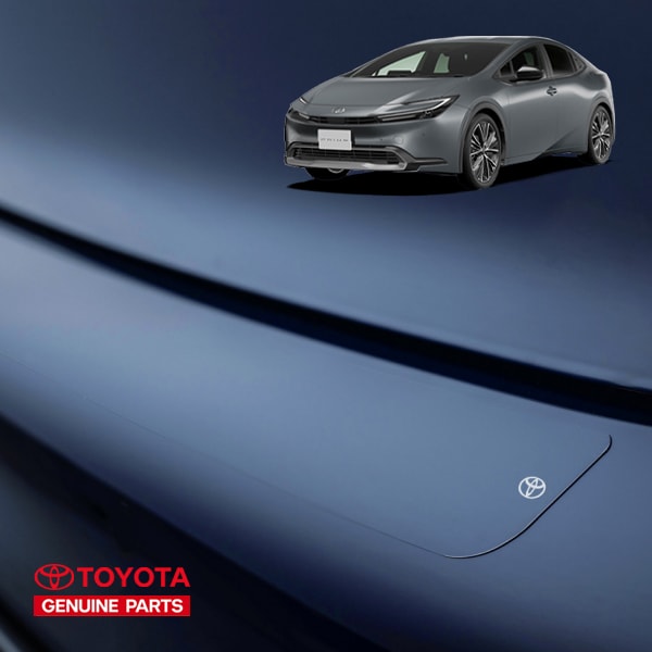 USトヨタ純正 TOYOTA プリウス 60系 リアバンパープロテクター アップリケ バンパーガード ステップガード ガーニッシュ ウレタンフィルム製 両面テープ 傷防止 保護