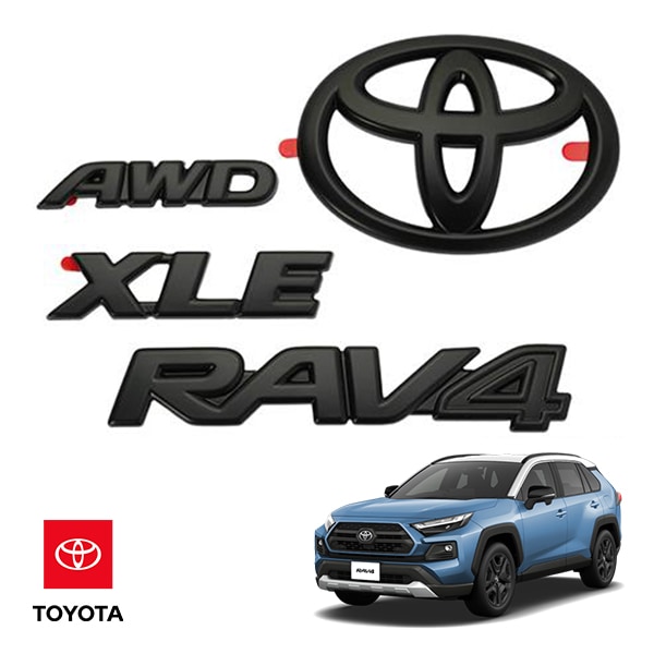 USトヨタ純正 TOYOTA RAV4 50系 XLE AWD リアエンブレム リアゲート
