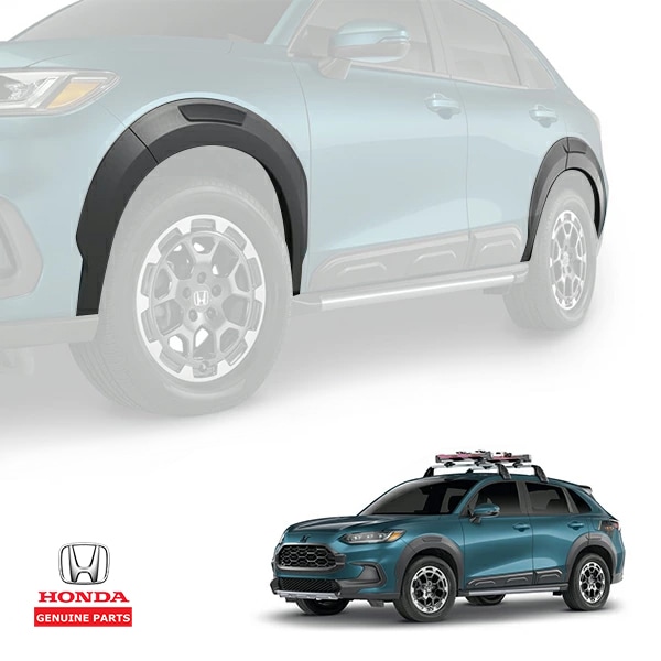 USホンダ純正 HONDA HR-V | ZR-V RZ系 フェンダーフレア オーバーフェンダー フェンダートリム フェンダーモール アーチモール 樹脂 飛び石 防止